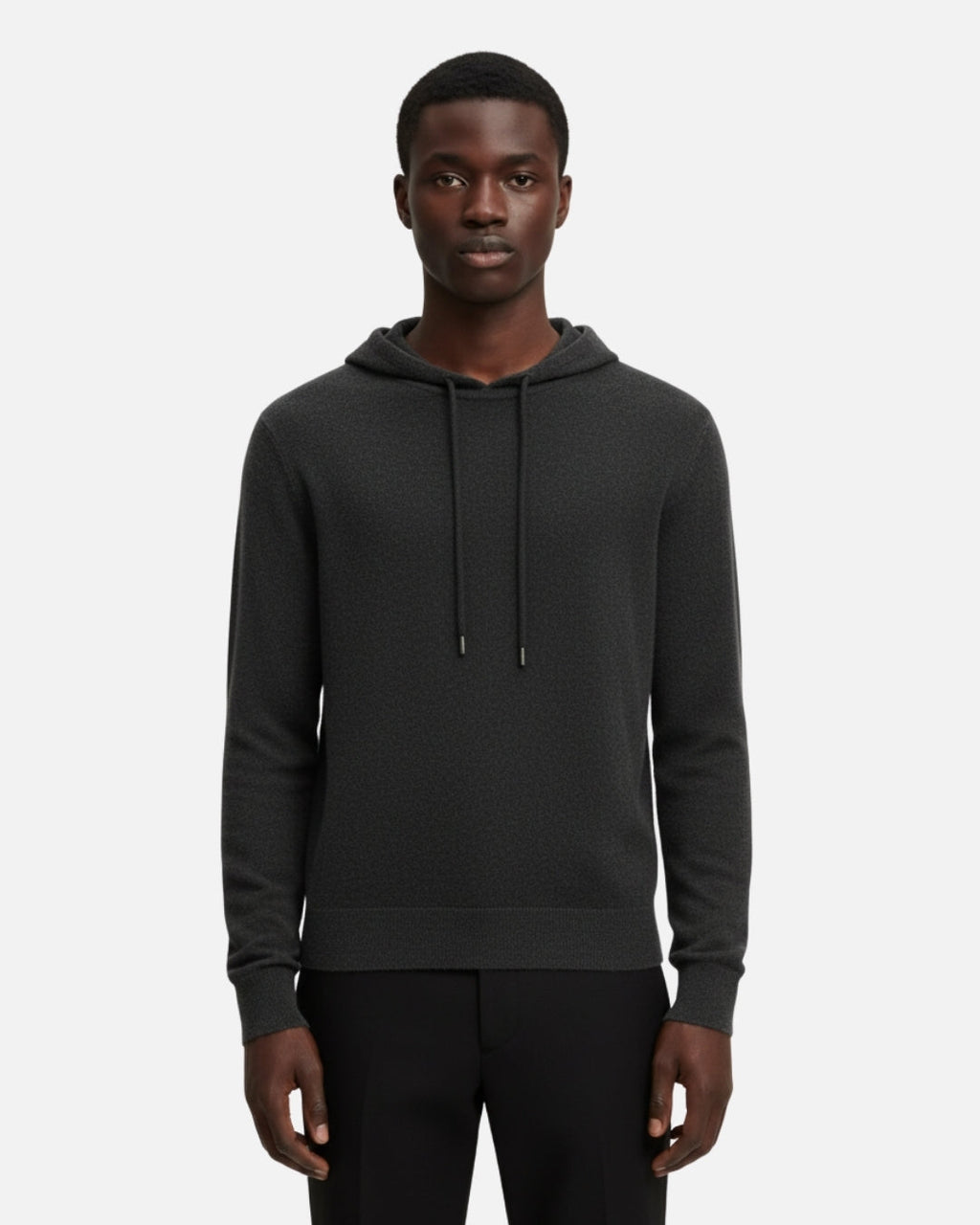 Merino Wool Basics Hoodie - Graphite