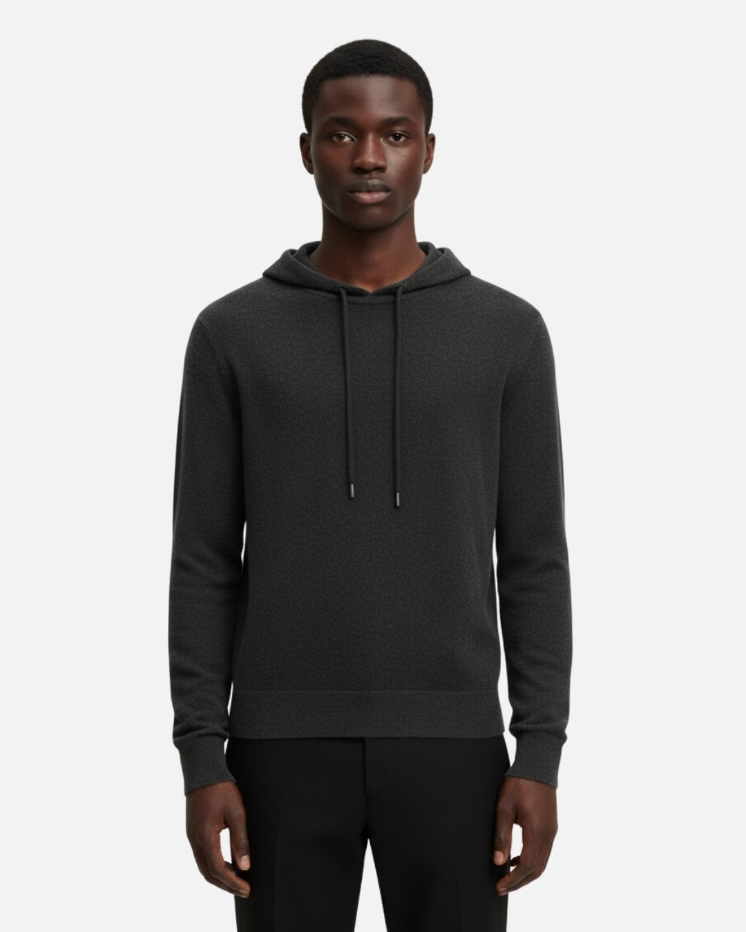 Merino Wool Basics Hoodie - Graphite