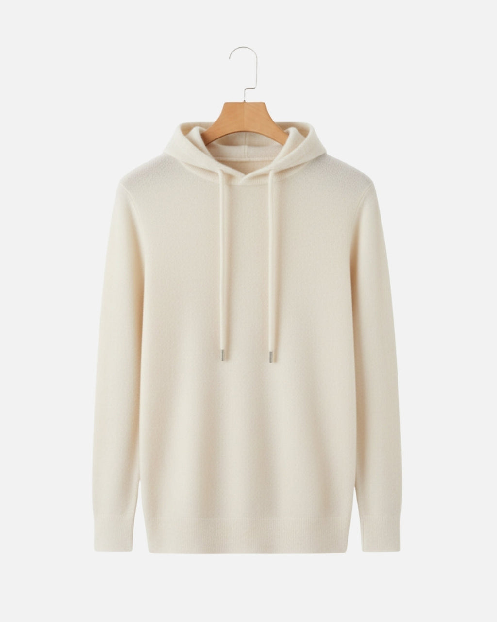 Merino Wool Basics Hoodie - Ivory