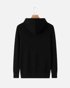 Merino Wool Basics Hoodie - Black