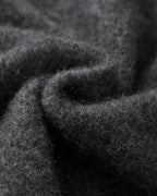 Merino Wool Full-Zip Two-Tone Sweater - Graphite