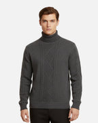 Merino Wool Turtleneck Sweater - Graphite
