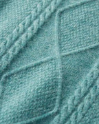 Merino Wool Turtleneck Sweater - Sea Green