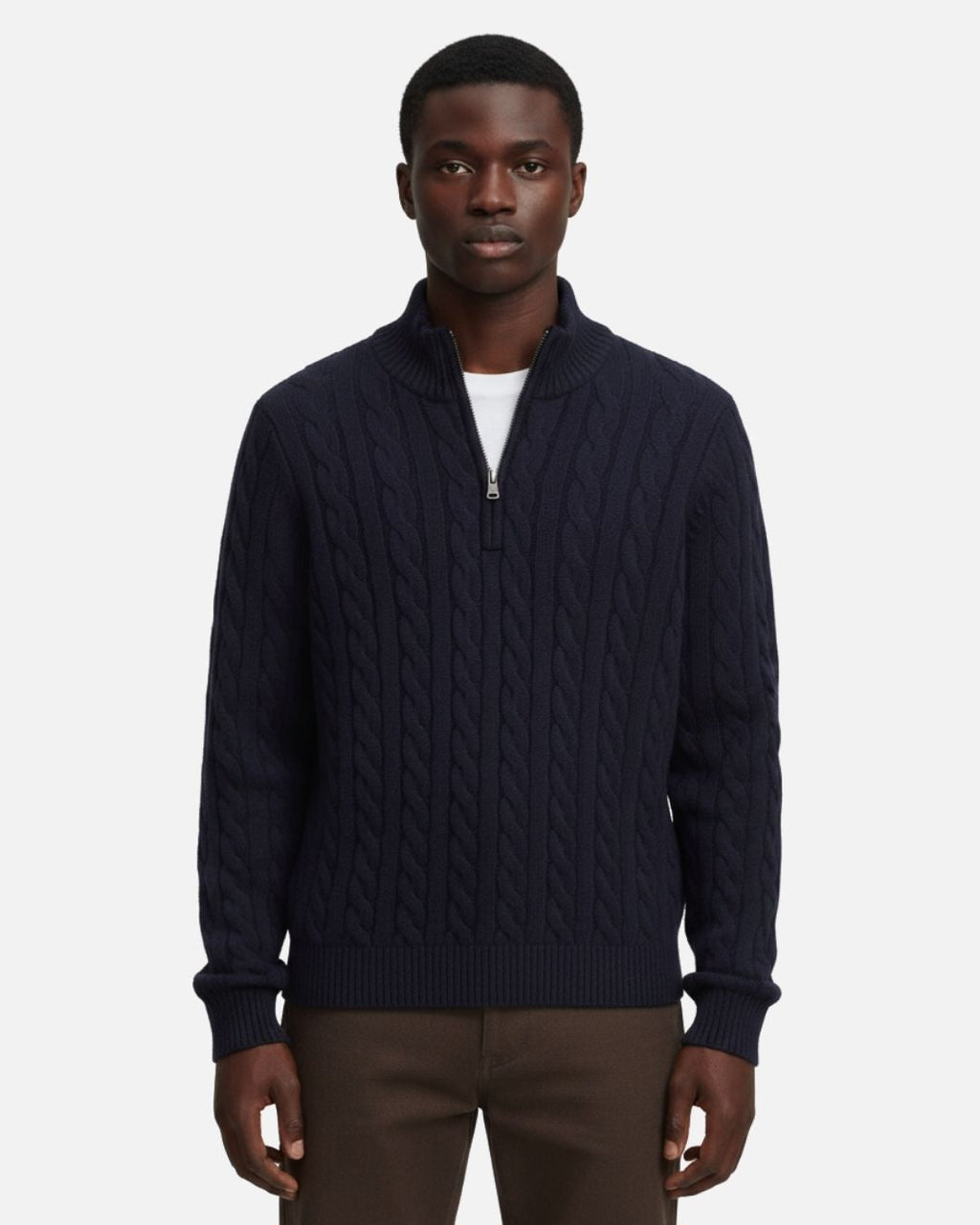 Toledo Half Zip Sweater - Navy