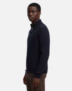 Toledo Half Zip Sweater - Navy