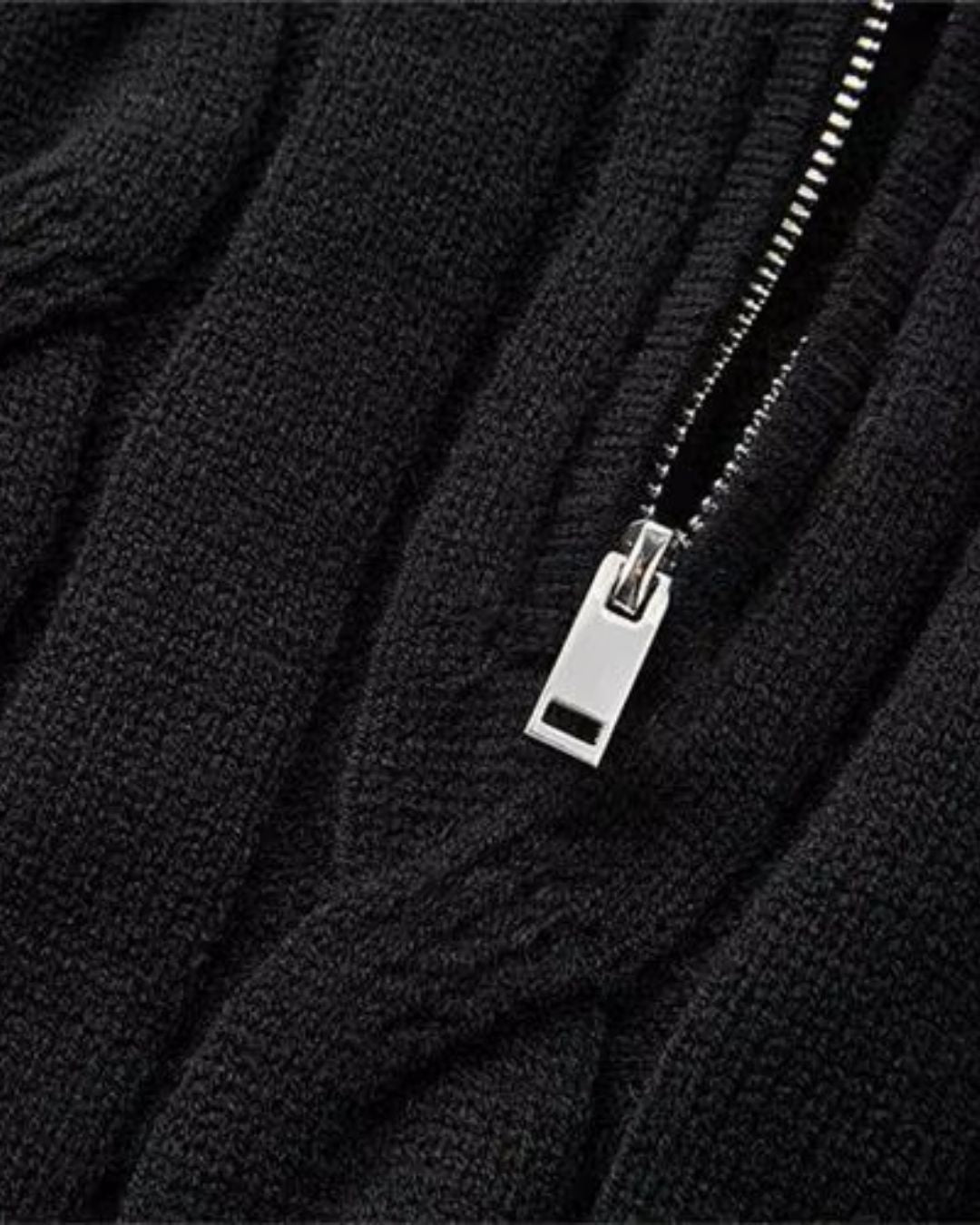 Toledo Half-Zip Jumper - Black