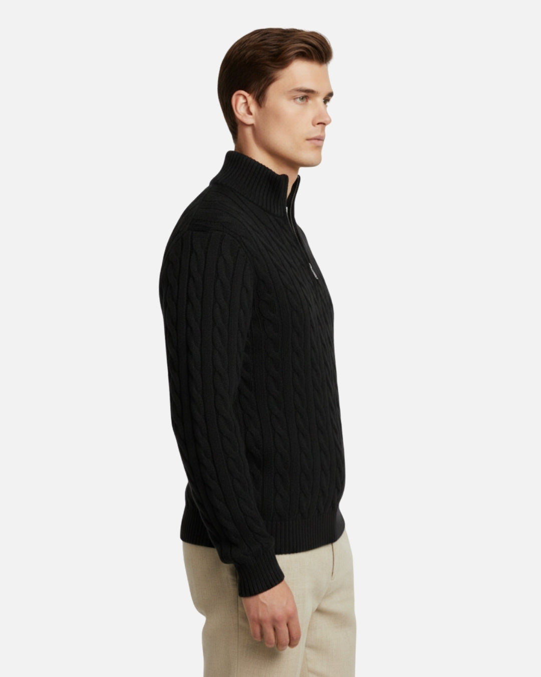Toledo Half-Zip Jumper - Black