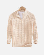 Toledo Half-Zip Sweater - Beige