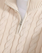 Toledo Half-Zip Sweater - Beige