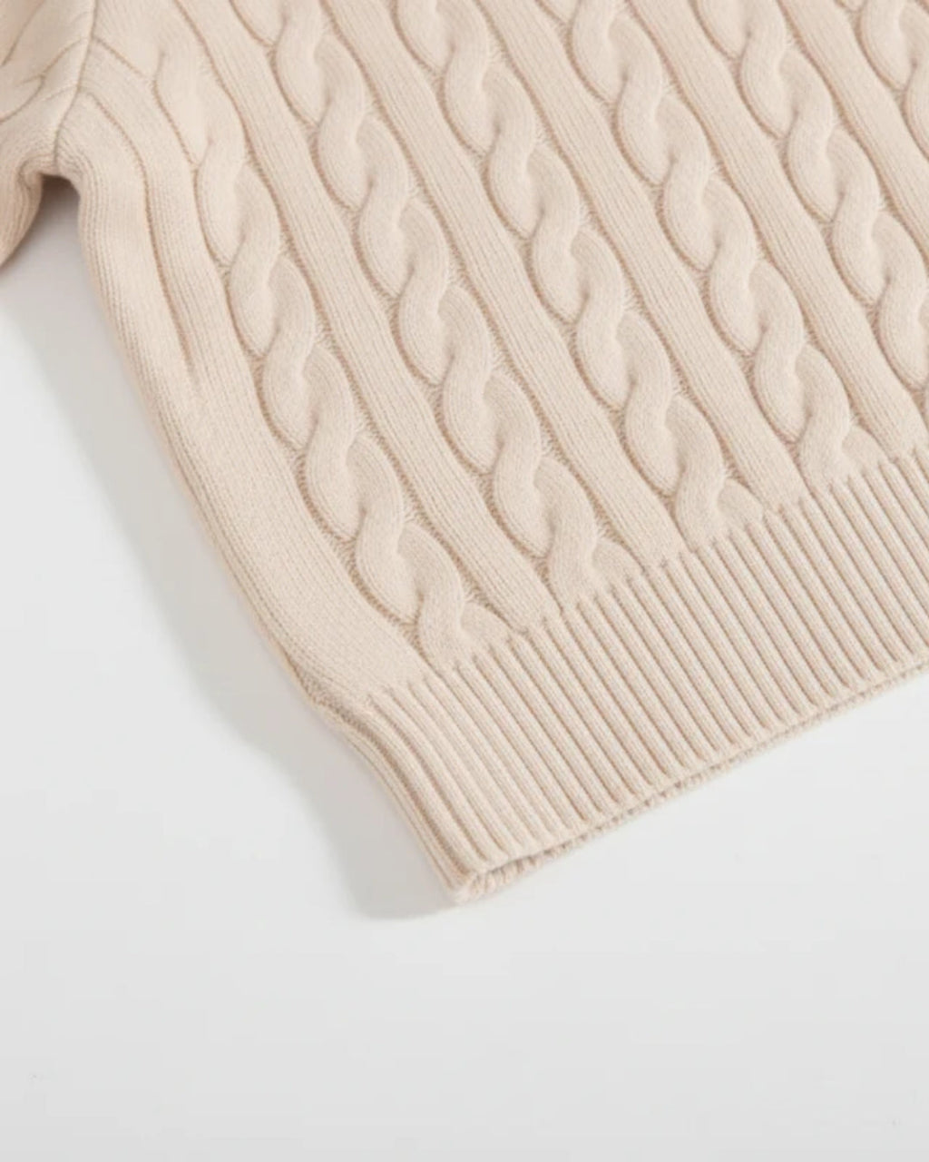 Toledo Half-Zip Sweater - Beige