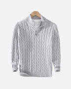 Toledo Half Zip Jumper - Grey