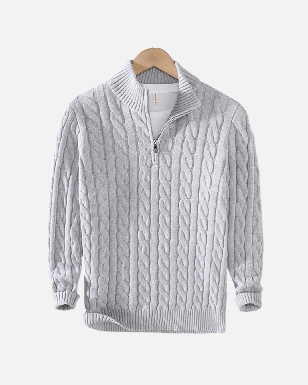 Toledo Half Zip Jumper - Grey