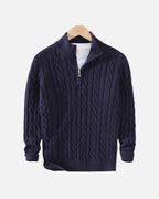 Toledo Half Zip Sweater - Navy